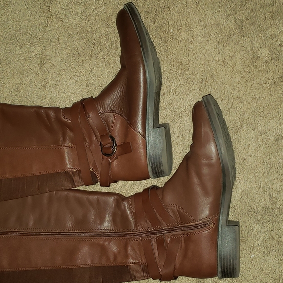 Kenneth Cole Reaction Brown Riding Boots SIZE 8 - Picture 5 of 7
